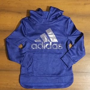 Girls Blue Adidas Hoodie